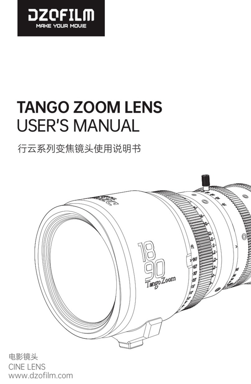 DZOFILM TANGO ZOOM User manual