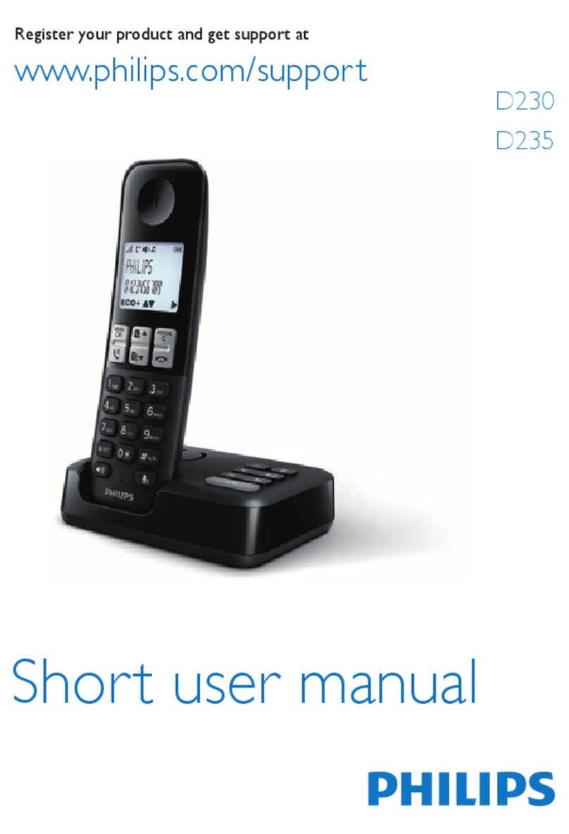 Philips D235 Product information sheet