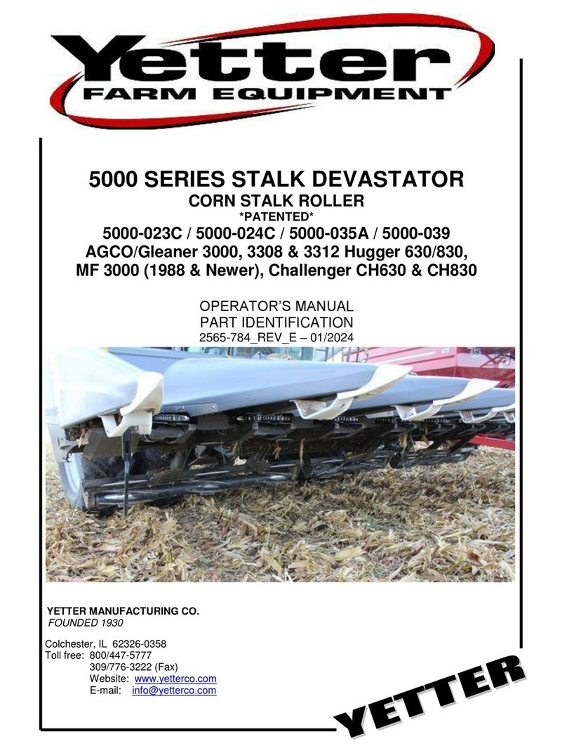 Yetter 5000-023C User manual Yetter 5000-023C User manual