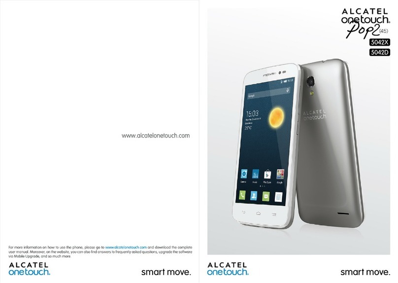 Alcatel 5042D User manual Alcatel 5042D User manual