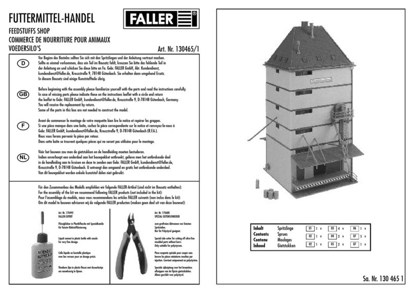 Faller FEEDSTUFFS SHOP User manual