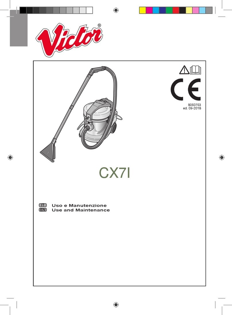 Victor CX7I Use and maintenance