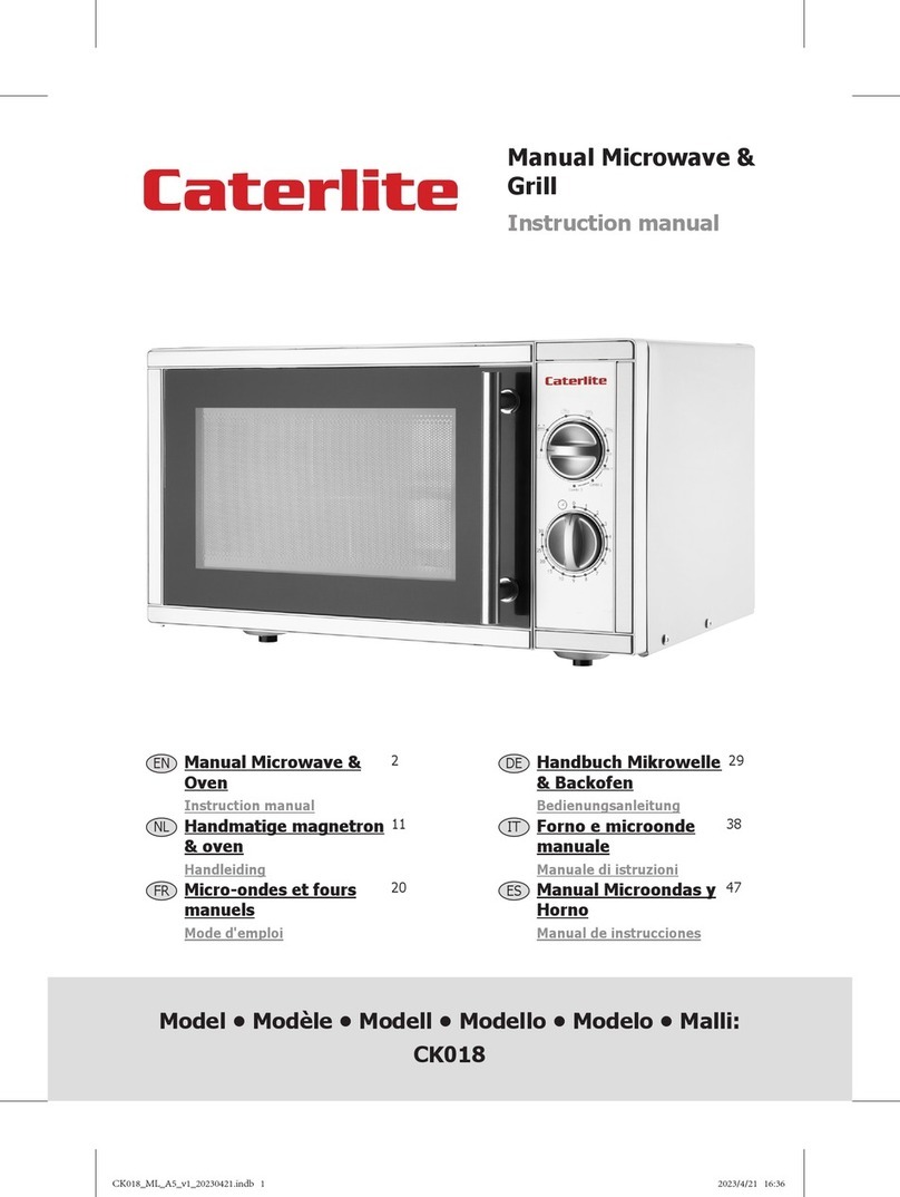 Caterlite CK018 instruction manual