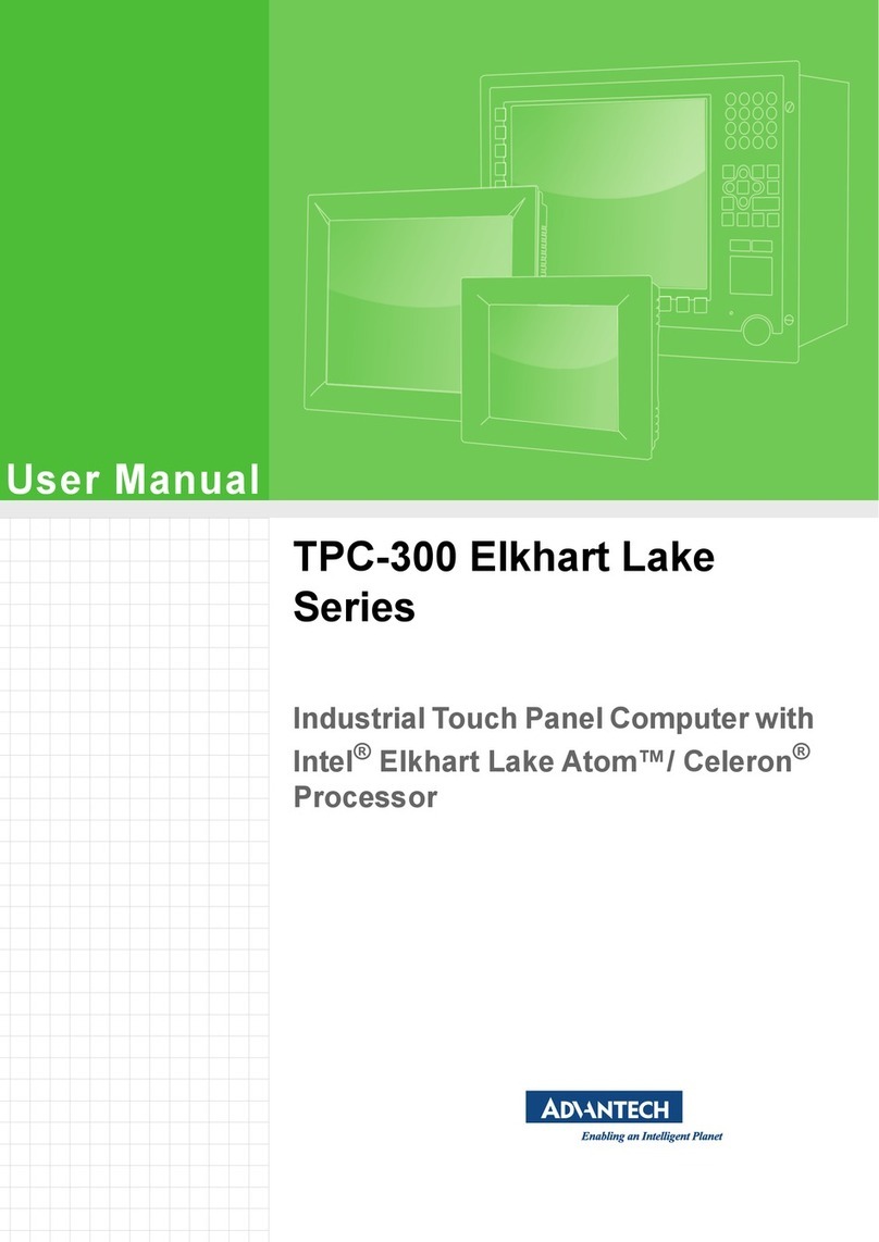 Advantech TPC-300 Elkhart Lake Series User manual