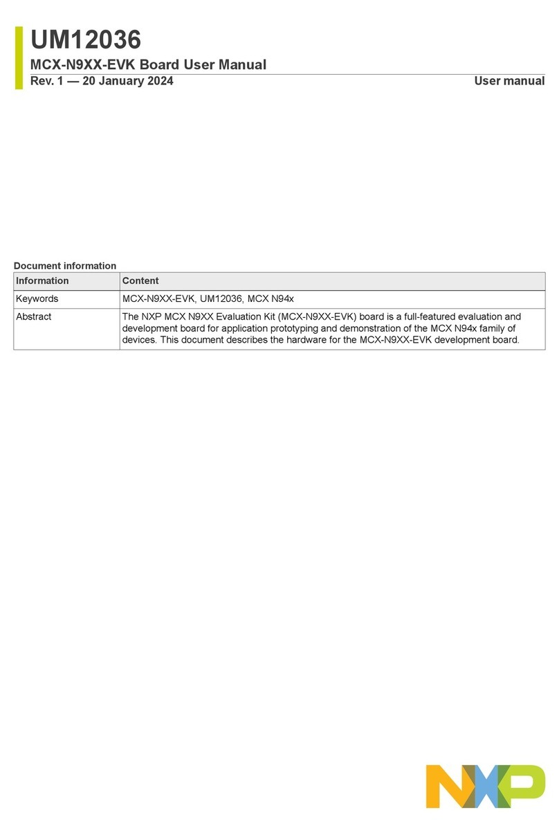 NXP Semiconductors MCX-N9 EVK Series user manual