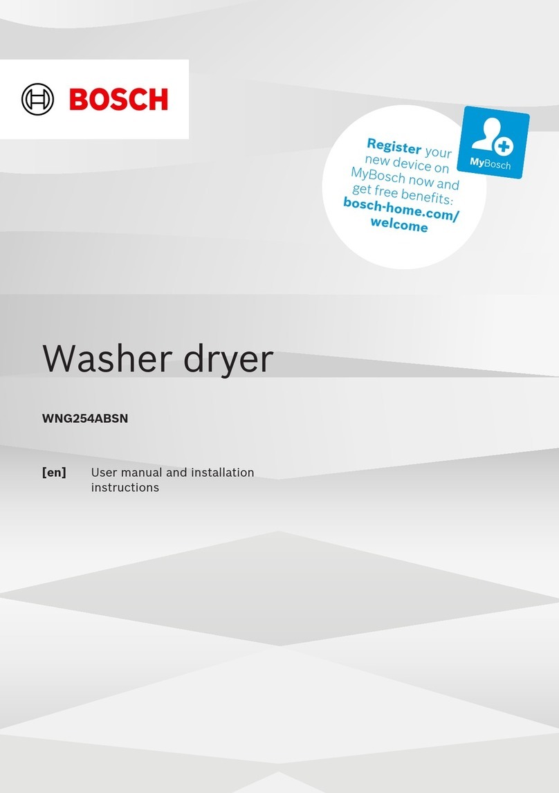 Bosch WNG254ABSN User manual