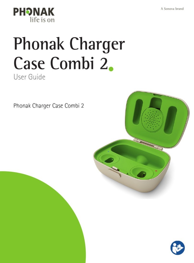 Sonova Phonak Charger Case Combi 2 user guide Sonova Phonak Charger Case Combi 2 user guide