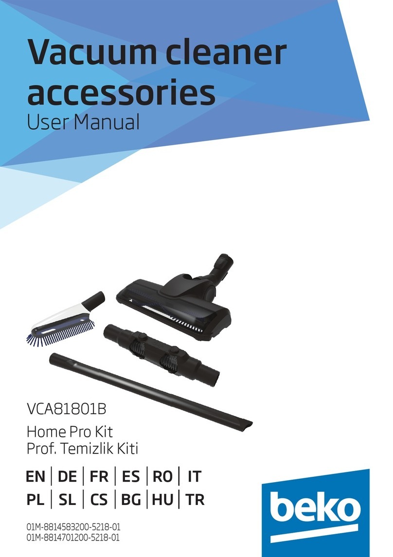 Beko VCA81801B User manual