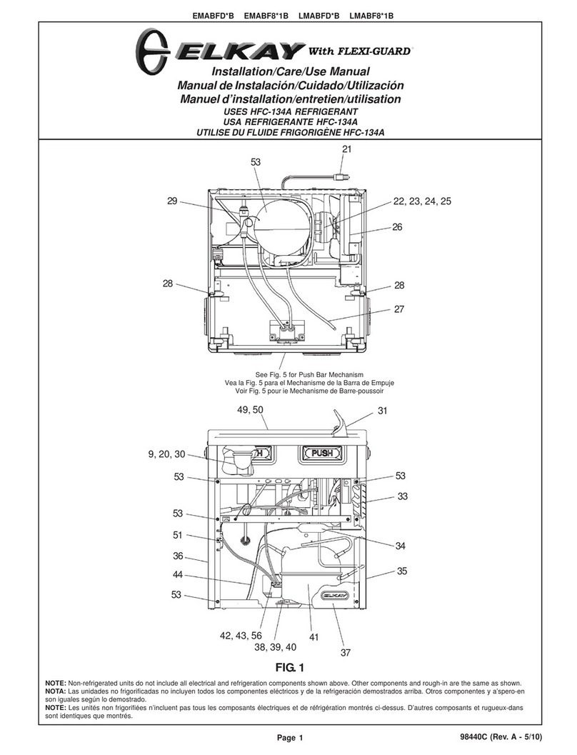 Elkay EMABF8 1B Series Installation manual