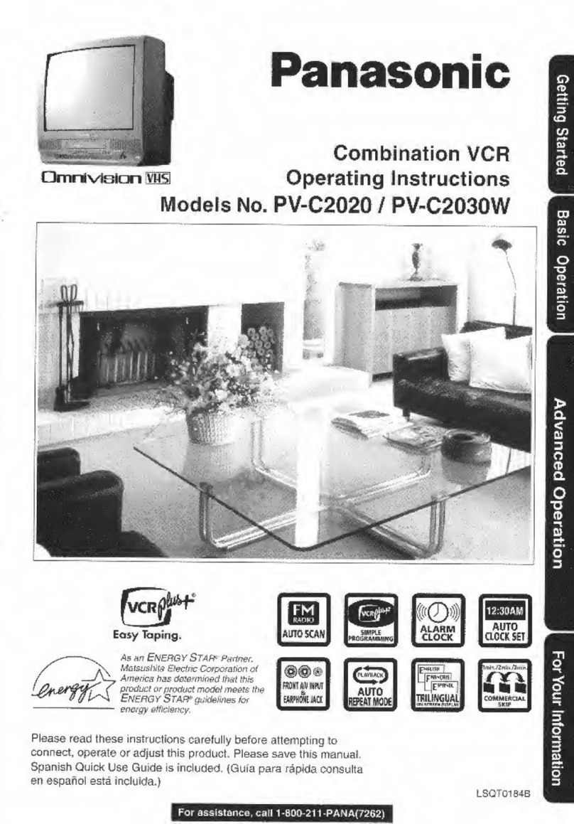 Panasonic OmniVision PV-C2020 User manual