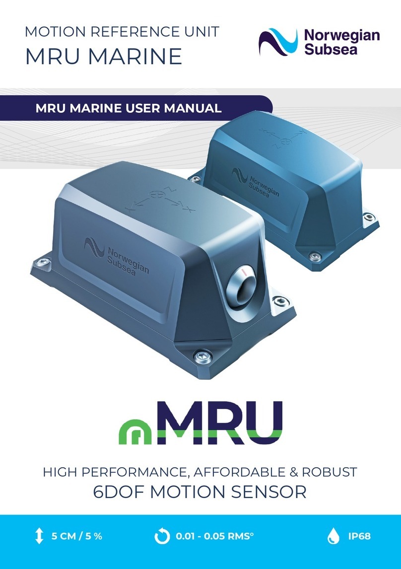 Norwegian Subsea MRU Marine 3000 user manual