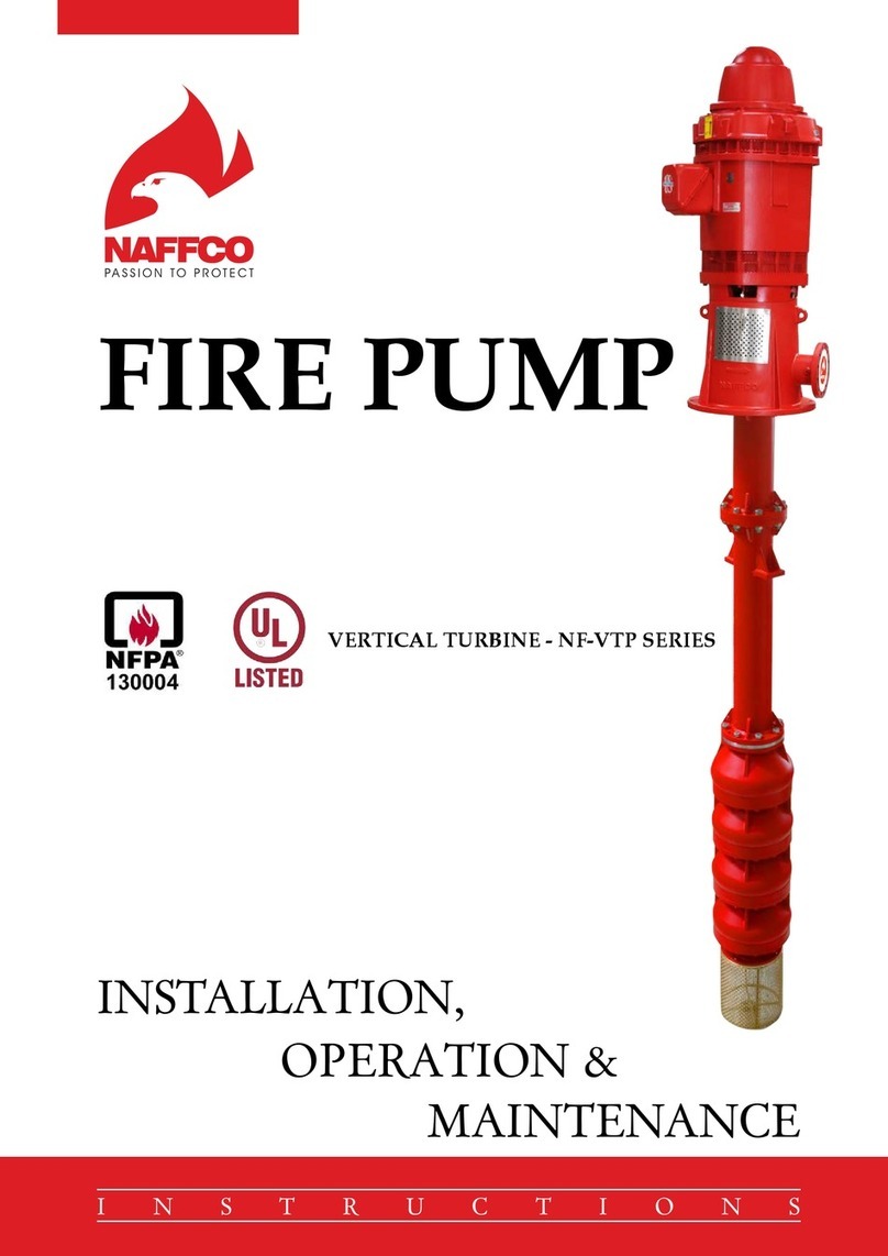 NAFFCO NF-VTP Series Installation operation & maintenance