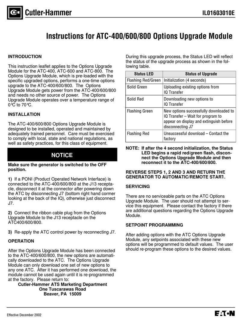 Cutler-Hammer ATC-400 instructions