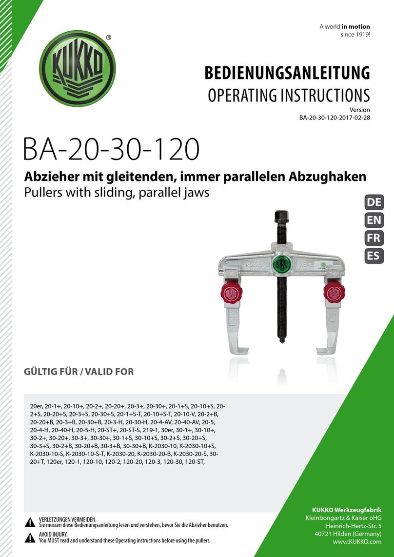 KUKKO BA-20-30-120 operating instructions