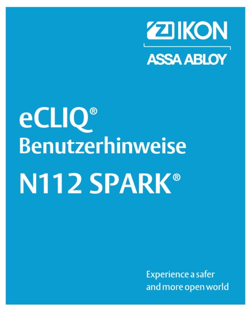 Assa Abloy IKON eCLIQ SPARK N112 User manual