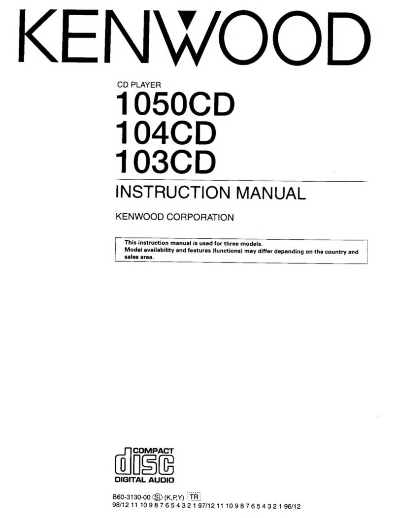 Kenwood 1050CD User manual