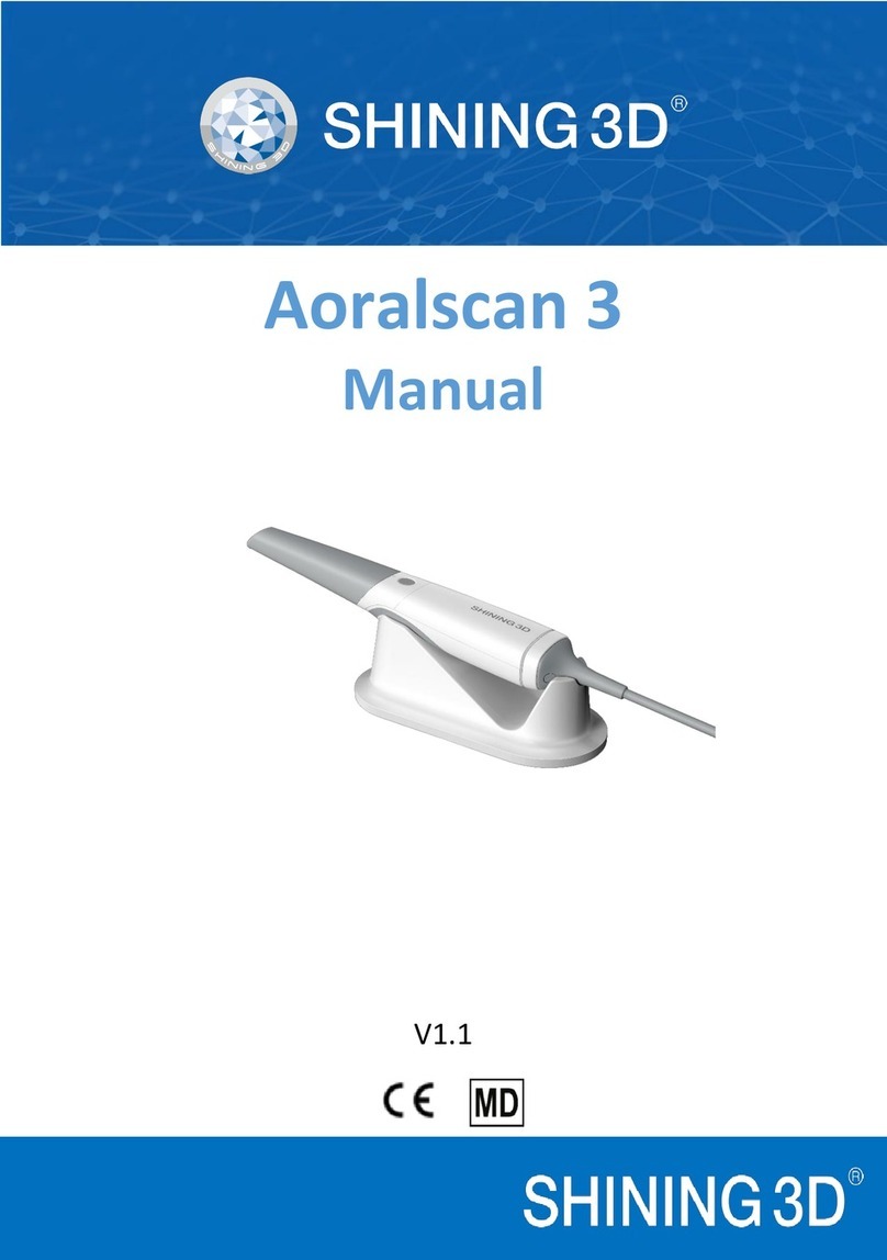 Shining 3D Aoralscan 3 User manual