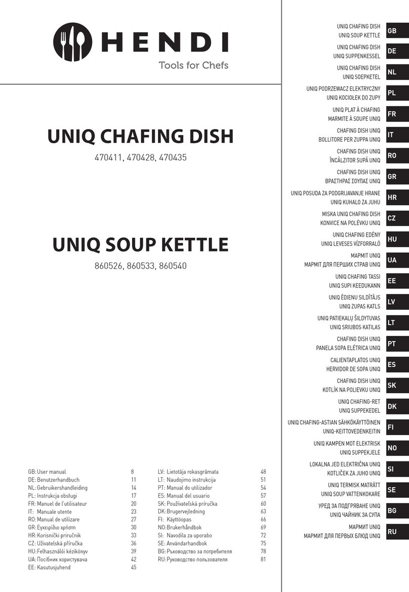 Hendi 470411 user manual