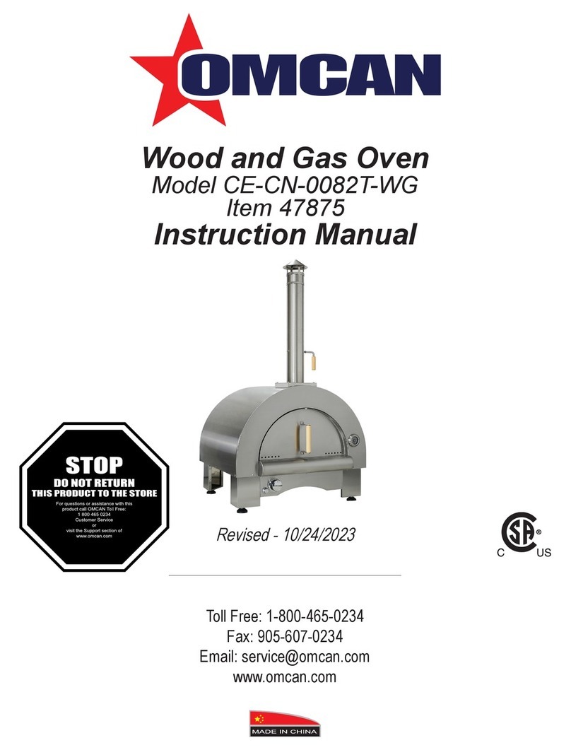 Omcan CE-CN-0082T-WG instruction manual