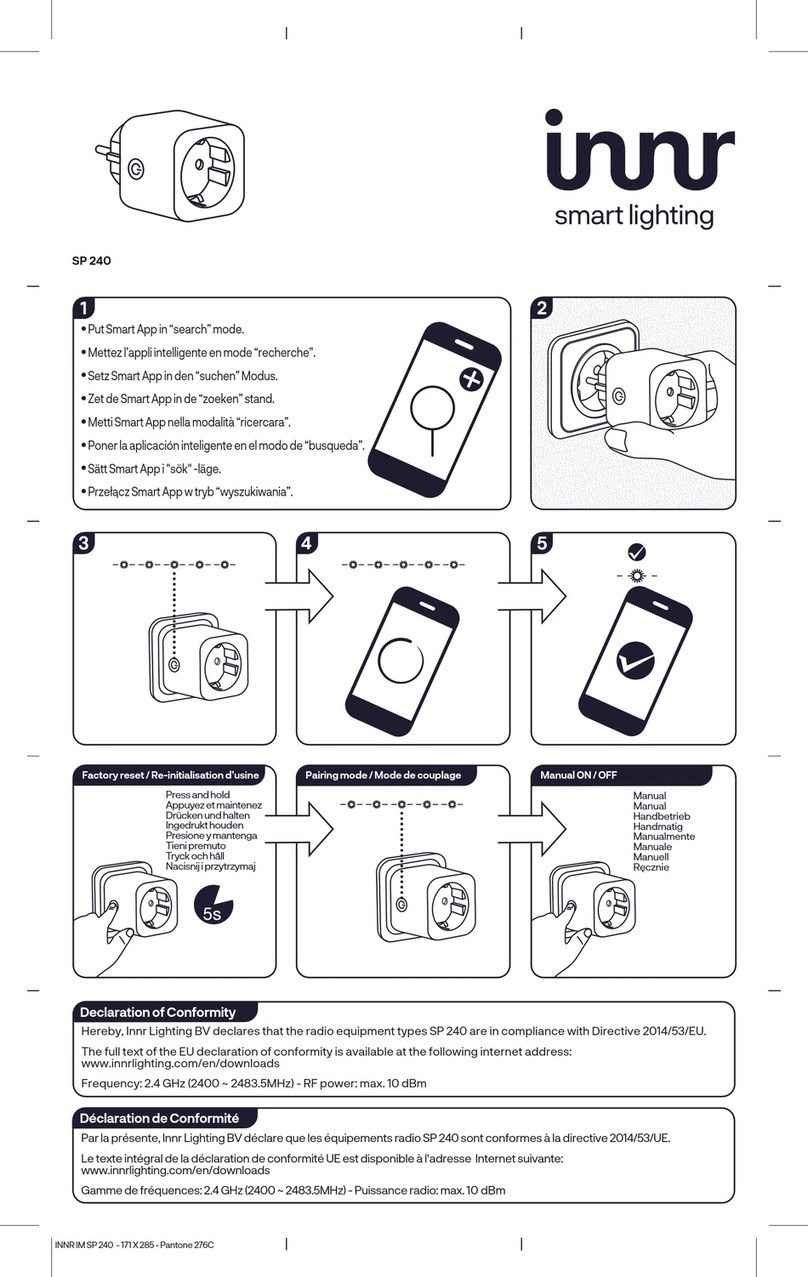 INNR SP 240 manual