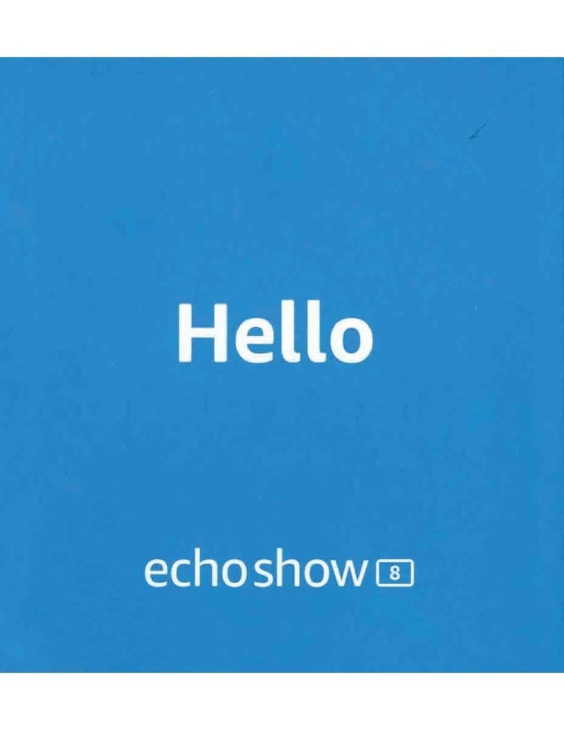Amazon echo show 8 User manual