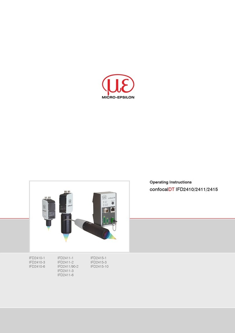 MICRO-EPSILON confocalDT IFD2410 Series User manual