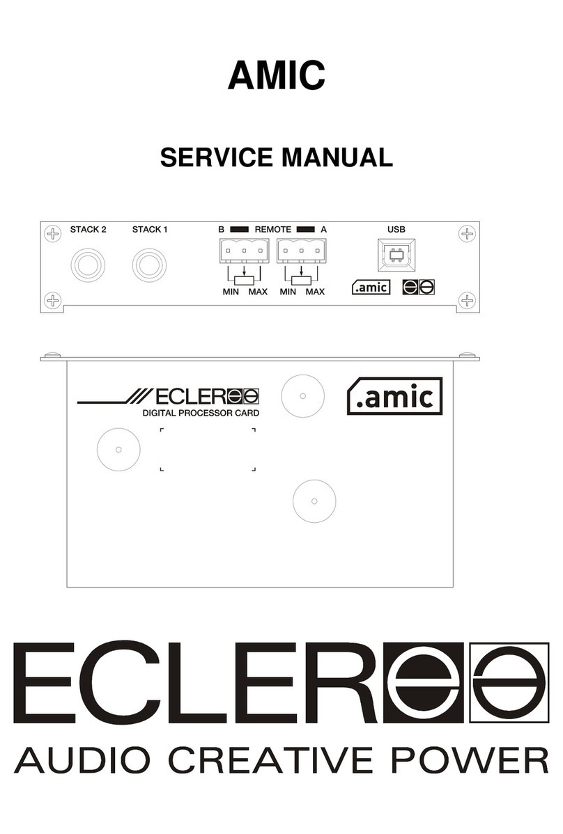 Ecler AMIC Service manual