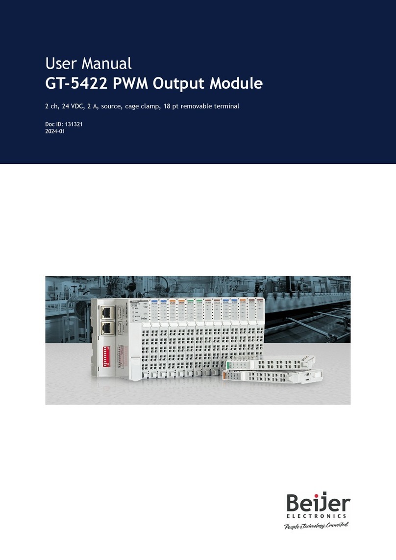 Beijer Electronics GT-5422 User manual