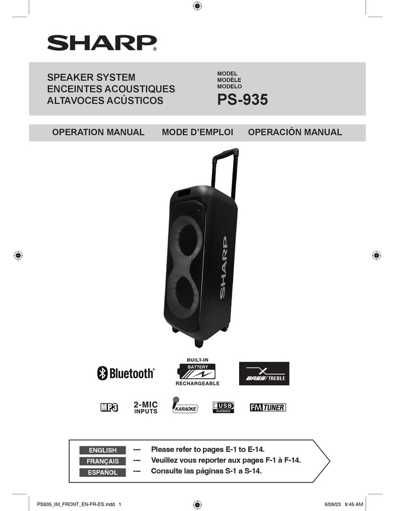 Sharp PS-935 User manual