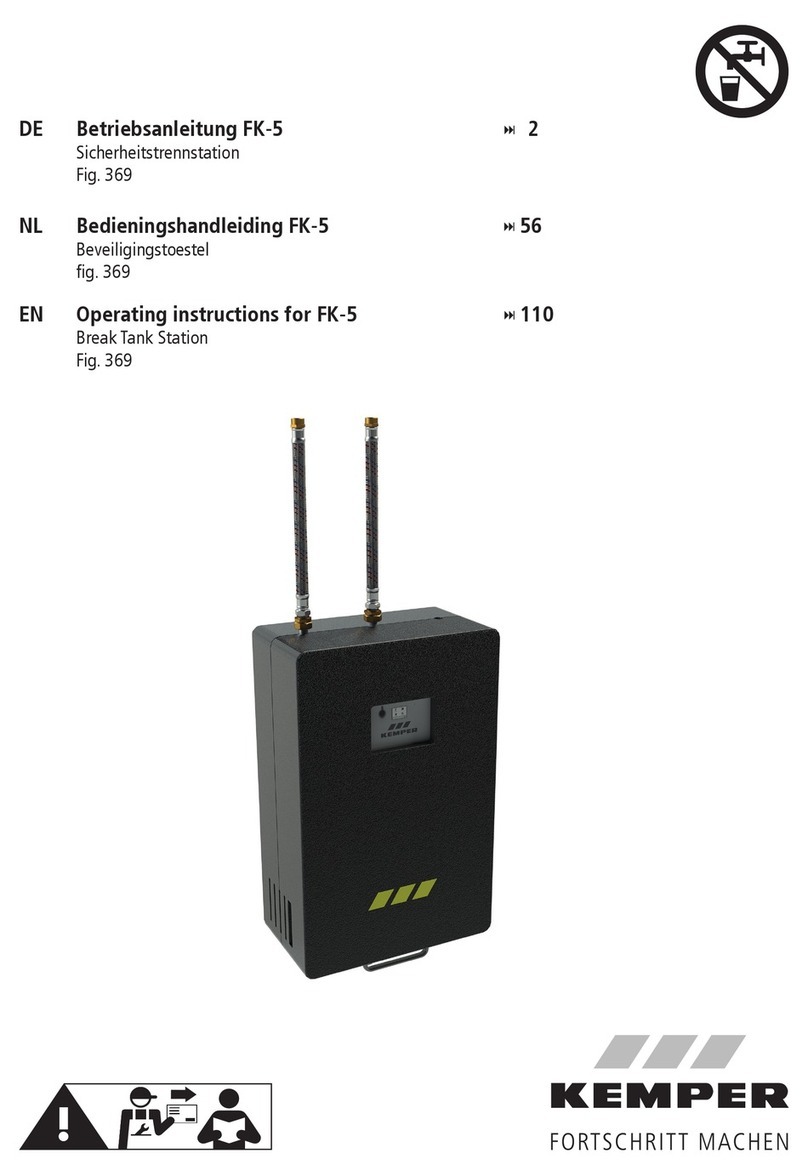 Kemper FK-5 operating instructions