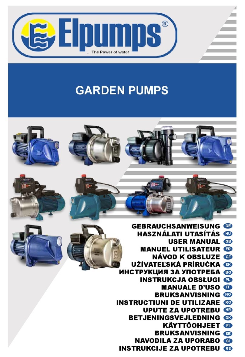 Elpumps JPV 600 INOX user manual