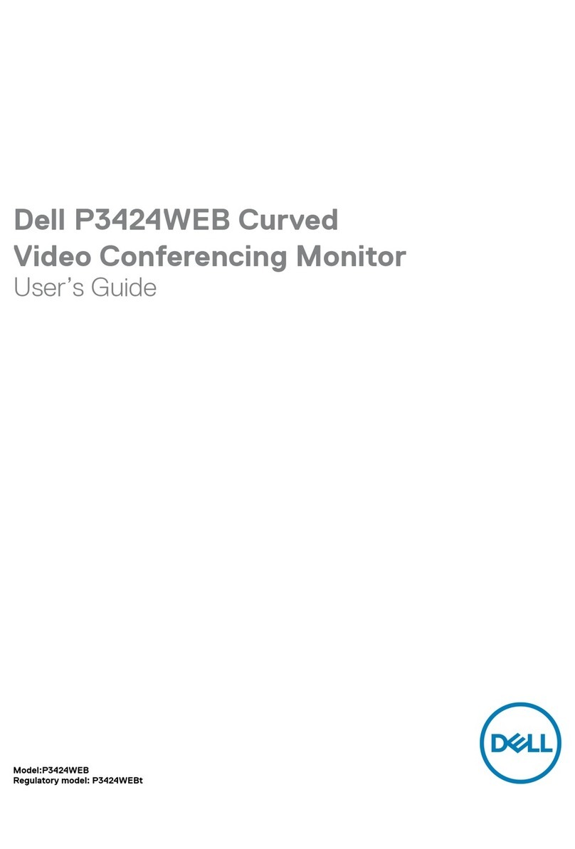 Dell P3424WEB User manual