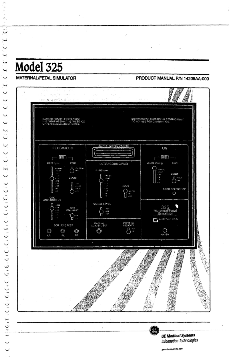 GE 325 User manual
