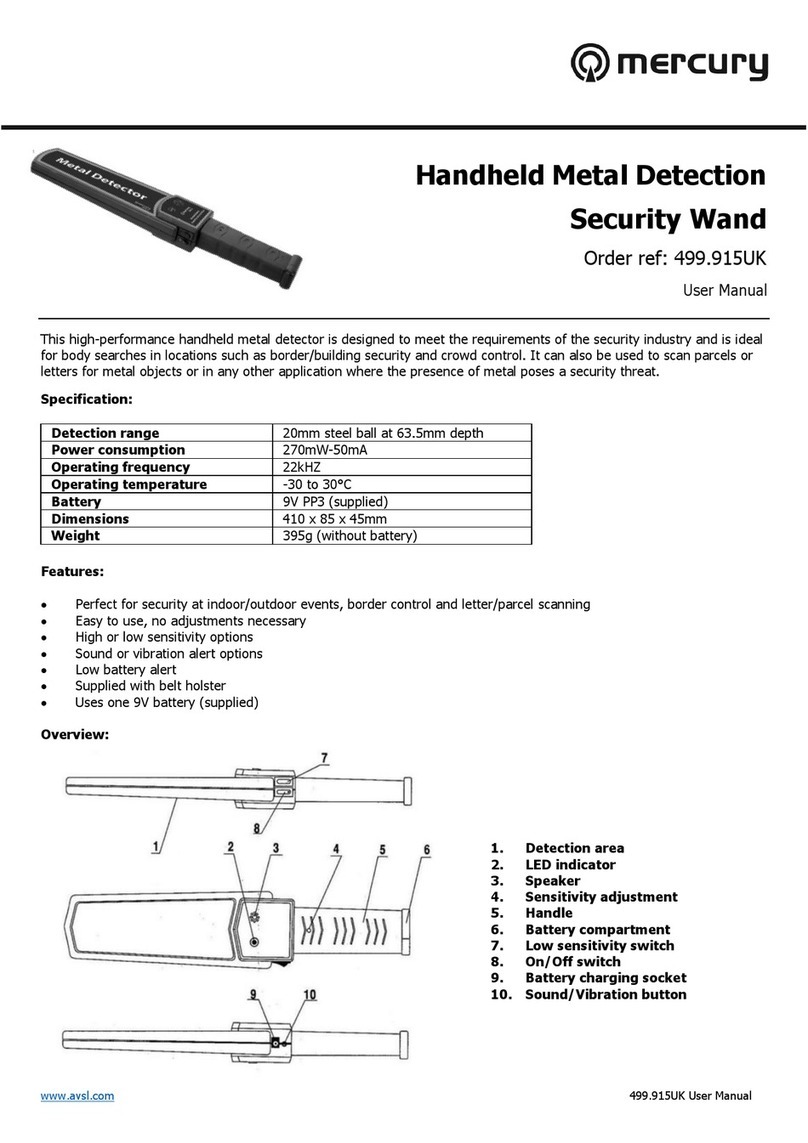 Mercury 499.915UK User manual