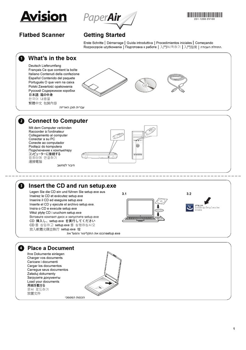 Avision PaperAir User manual