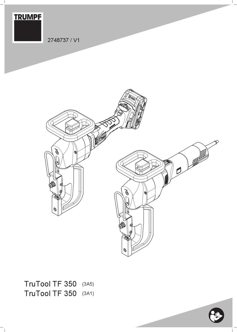 Trumpf TruTool TF 350 3A5 User manual