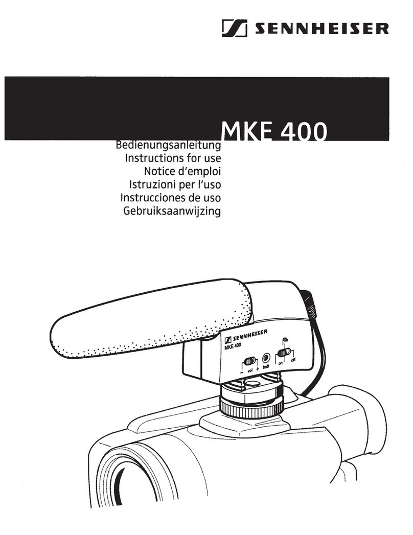 Sennheiser MKE 400 Instructions for use