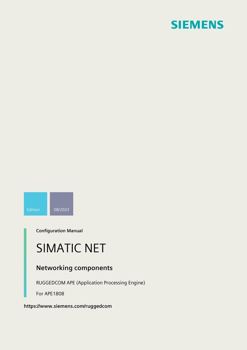 Siemens SIMATIC NET RUGGEDCOM APE Instruction sheet