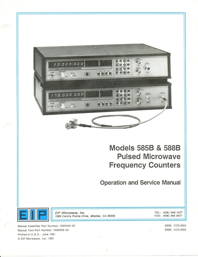 EIP 585B Operation and service manual