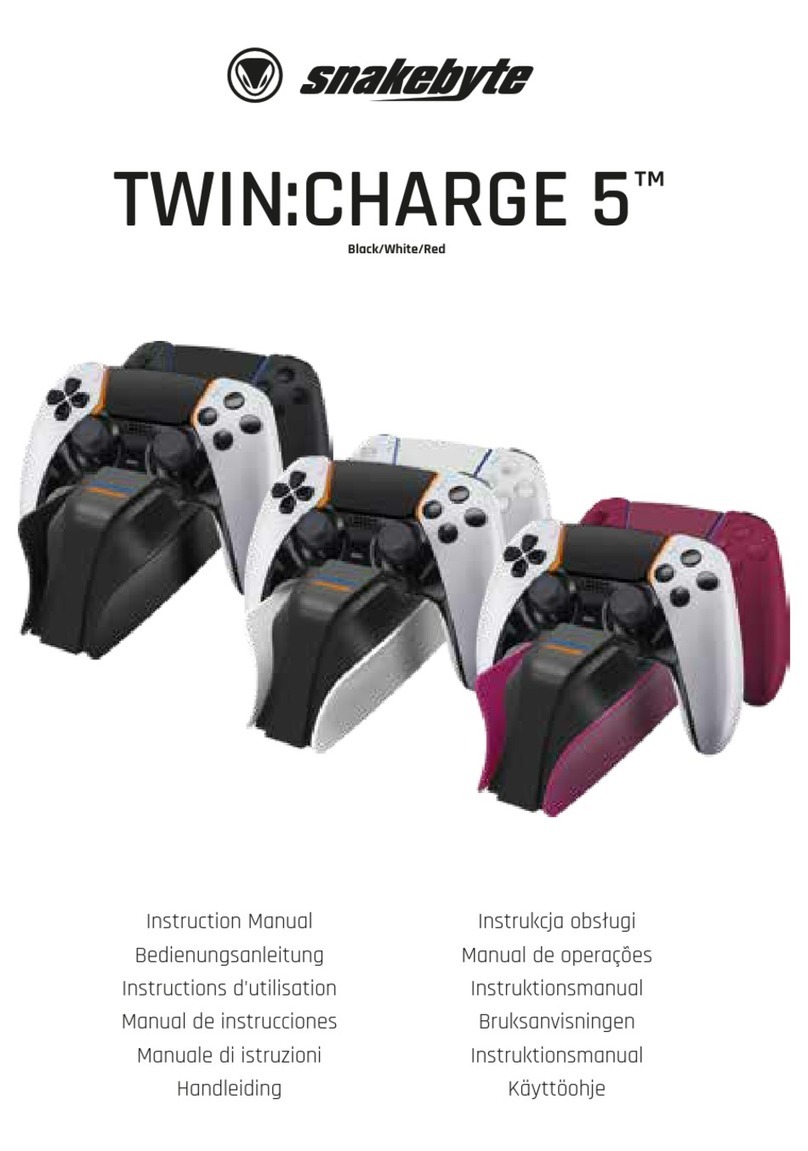 Snakebyte TWIN:CHARGE 5 User manual Snakebyte TWIN:CHARGE 5 User manual