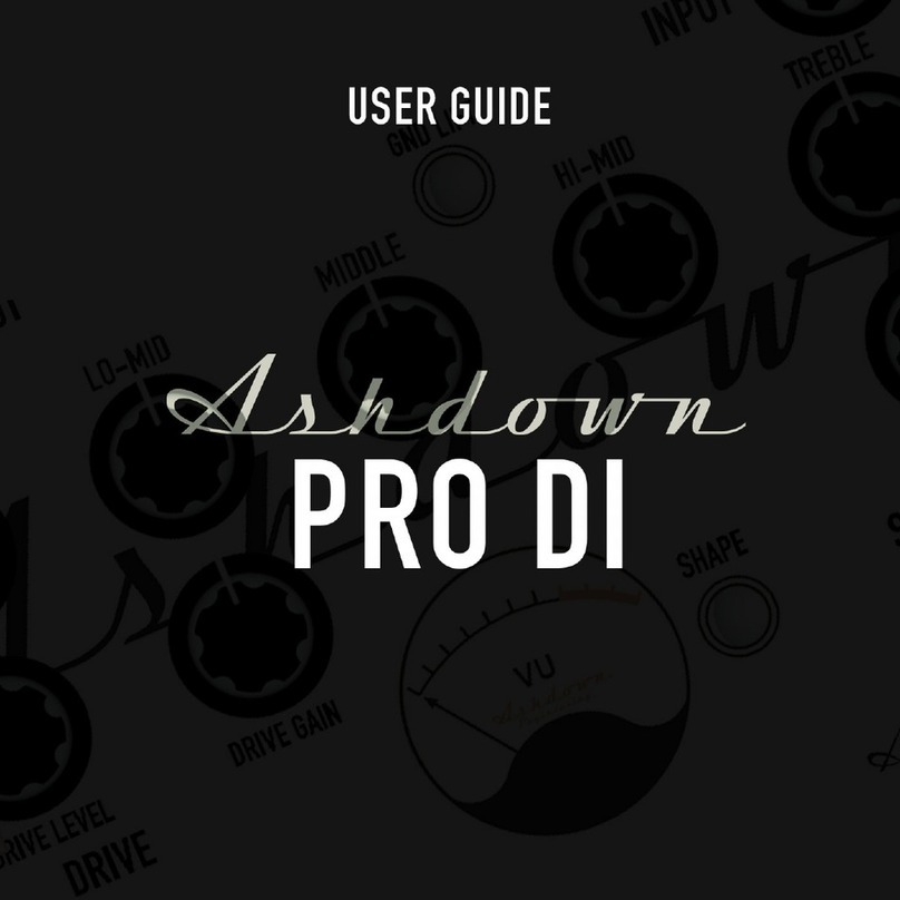 Ashdown PRO-DI user guide