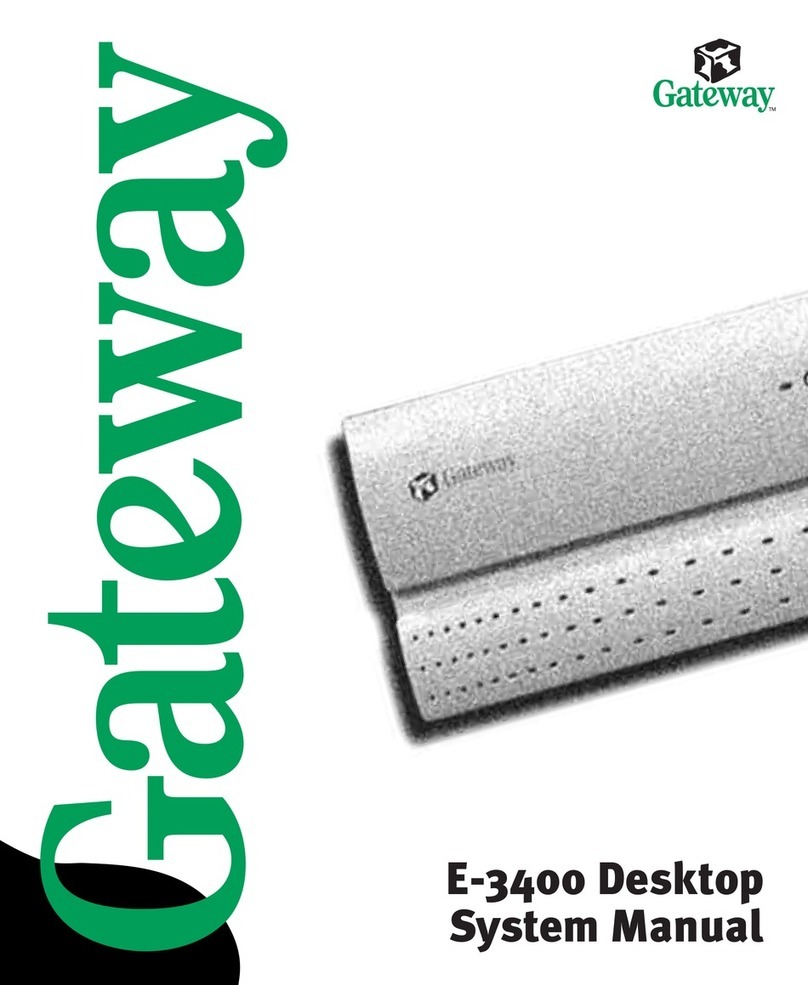 Gateway E3400 System manual