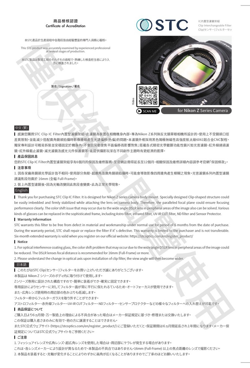 STC Clip IC Filter quick start guide