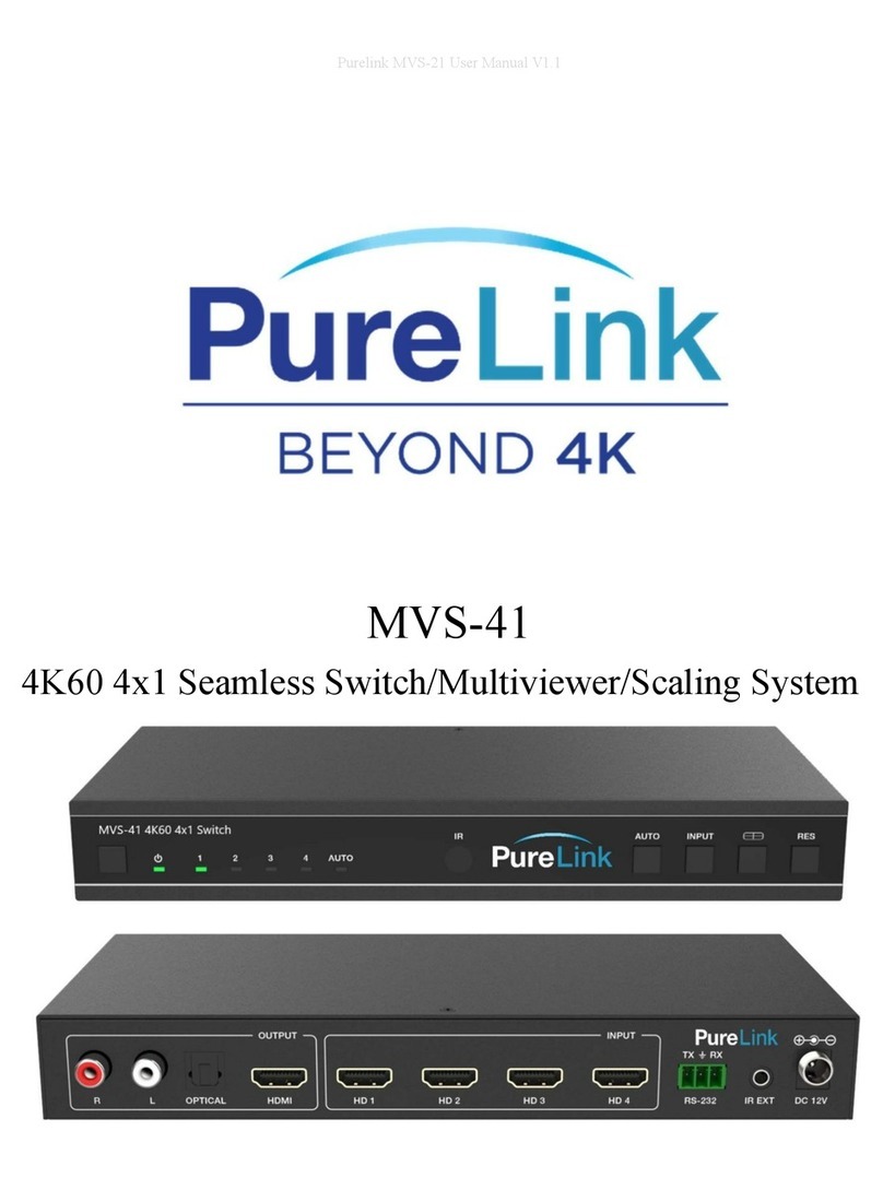 PureLink MVS-41 manual