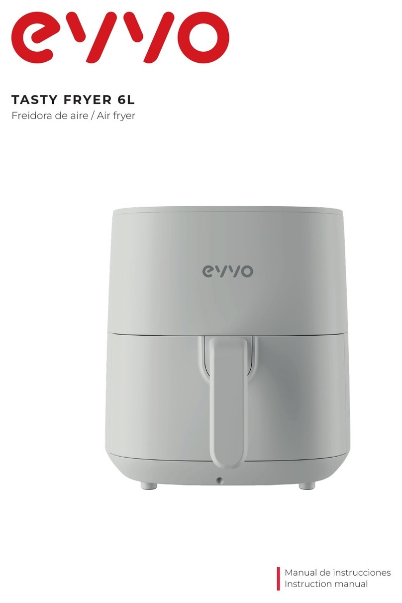 EVVO TASTY FRYER 6L instruction manual