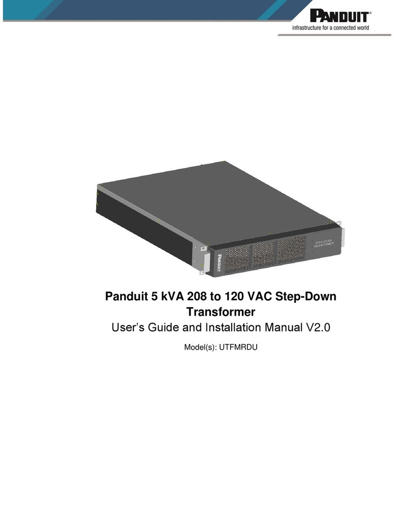 Panduit UTFMRDU User guide and installation manual