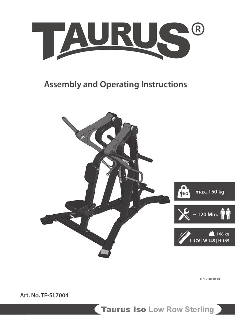 Taurus Iso Low Row Sterling User manual