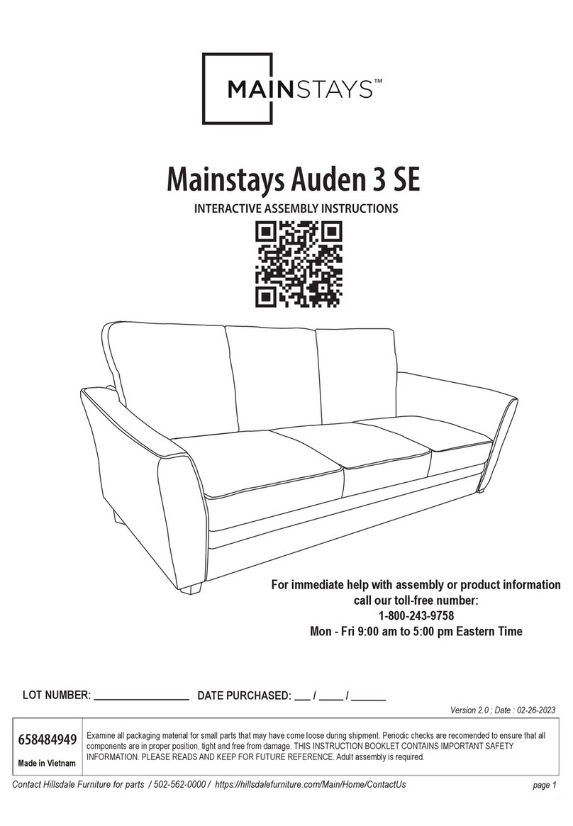 Mainstays Auden 3 SE User manual