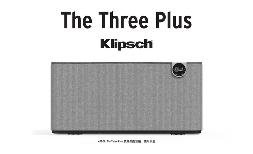 Klipsch The Three Plus User manual