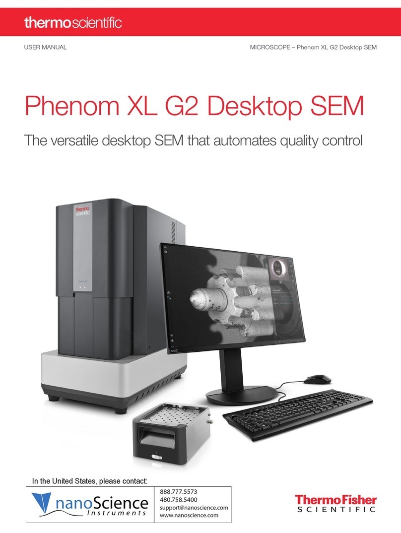 Thermo Scientific Phenom XL G2 Desktop SEM user manual